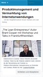Mobile Screenshot of produktmanager-internet.de